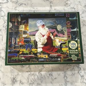 1000 piece Cobble Hill Santa’s Hobby Train Puzzle